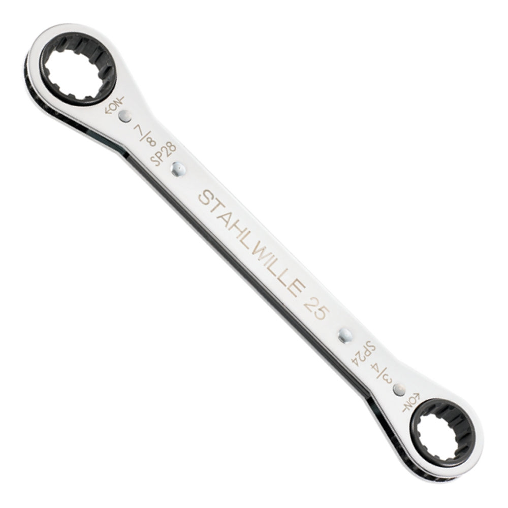STAHLWILLE 25aSP Spline-Drive-Ratschenringschlüssel 3/4"x7/8" - 41572428