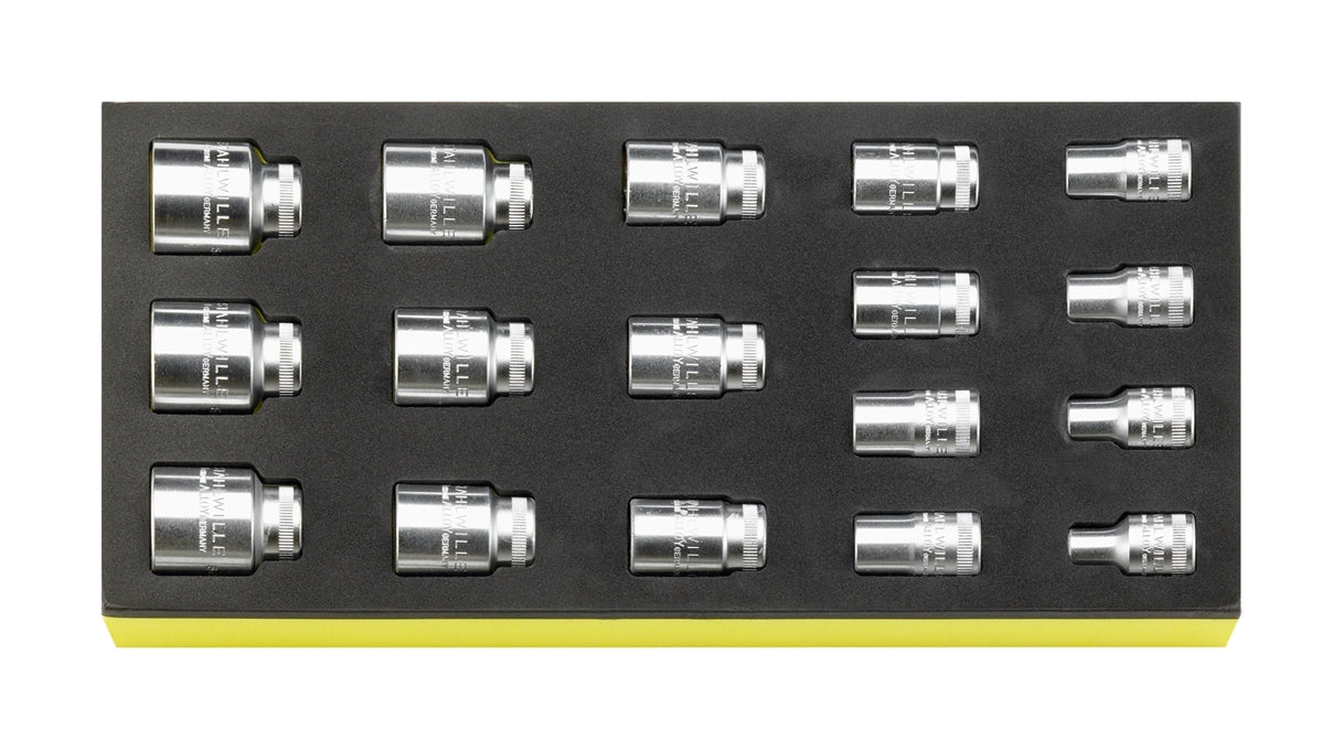STAHLWILLE TCS 50a/17 Einlage 17 teilig Antrieb 12,5mm (1/2") - 96838780
