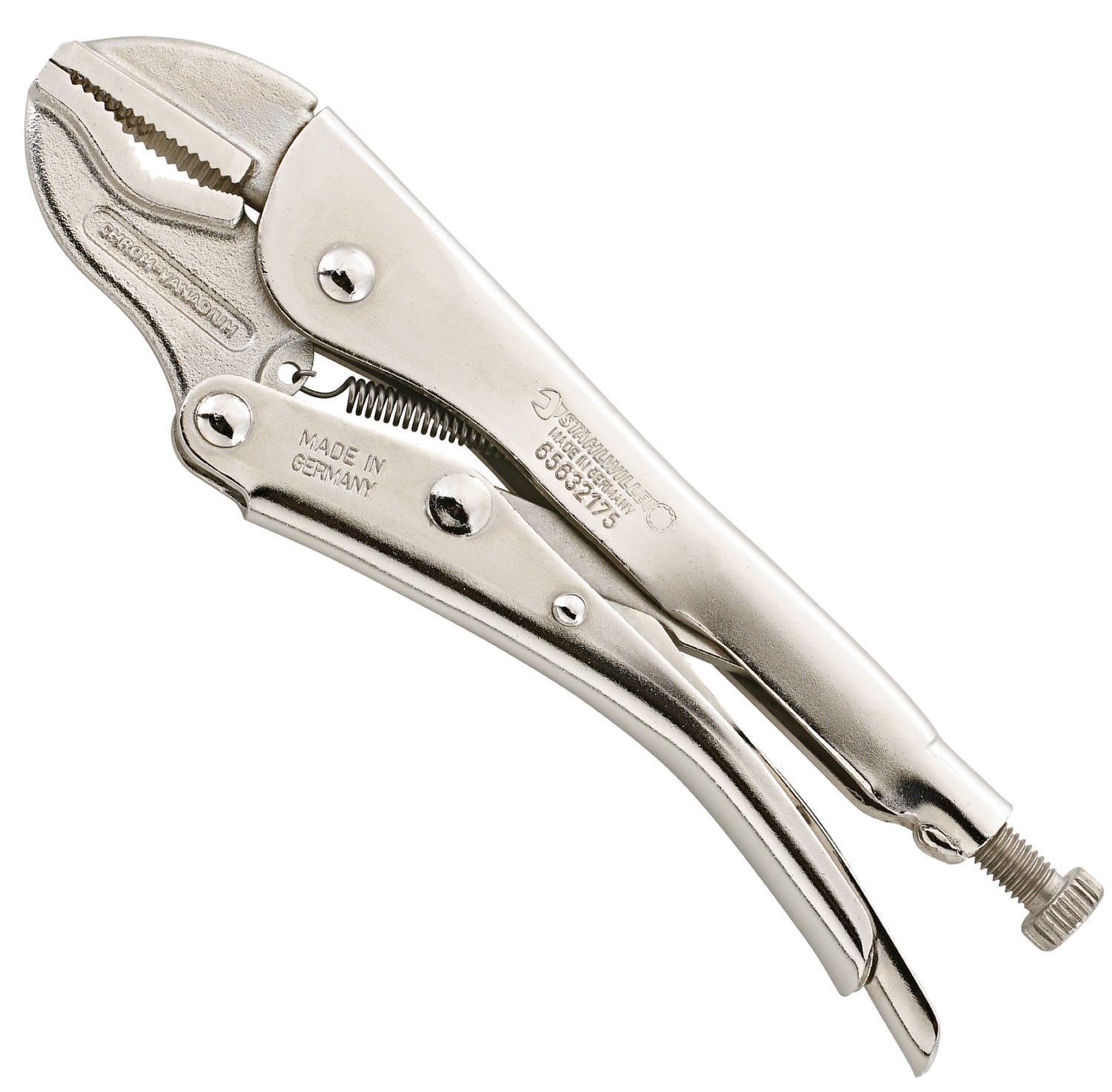 STAHLWILLE 6563 Universal Gripzange glanzvernickelt Länge 175mm - 65632175