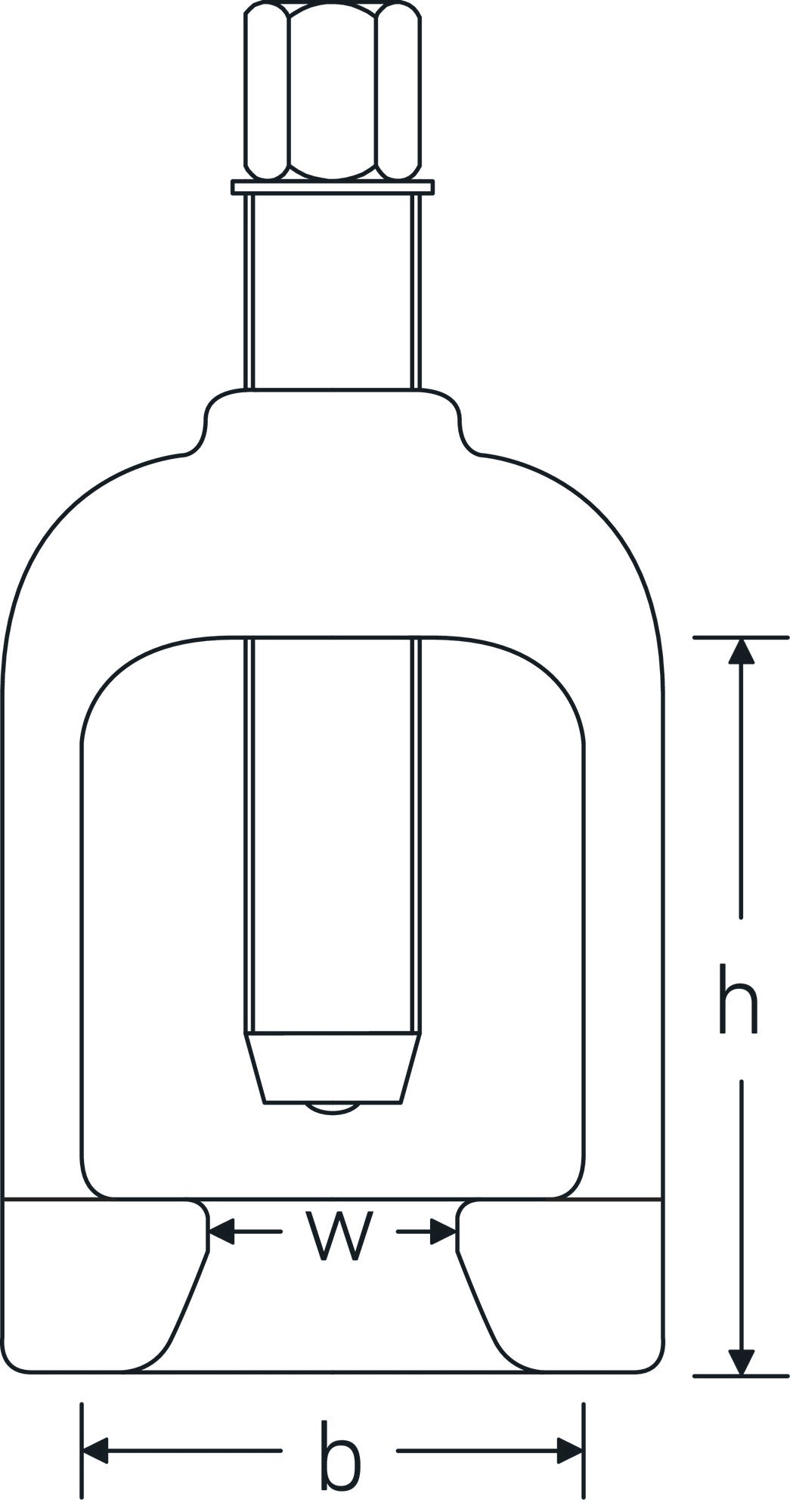 STAHLWILLE 11708 Kugelgelenkausdrücker für Lkw Größe 2 Ausdrücker Spurstangenkopf - 71080002