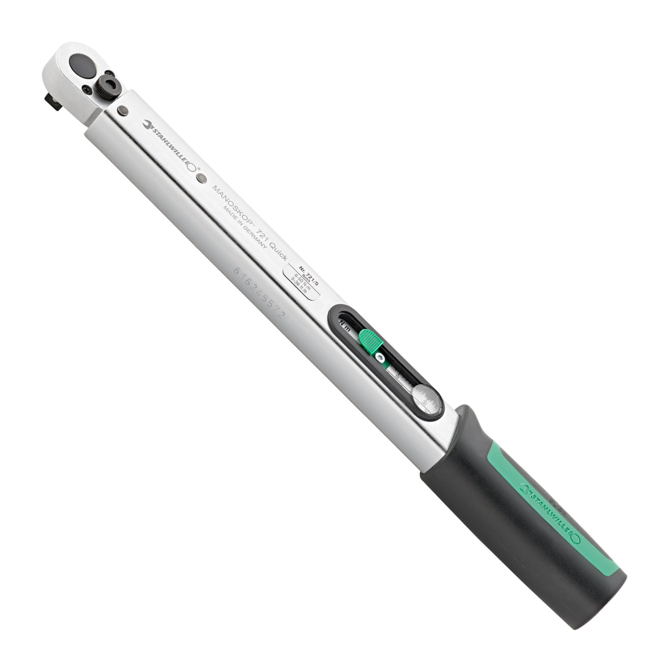 STAHLWILLE 721/5 Quick Drehmomentschlüssel mit festeingebauter Knarre Manoskop 6-50 Nm - 50204005