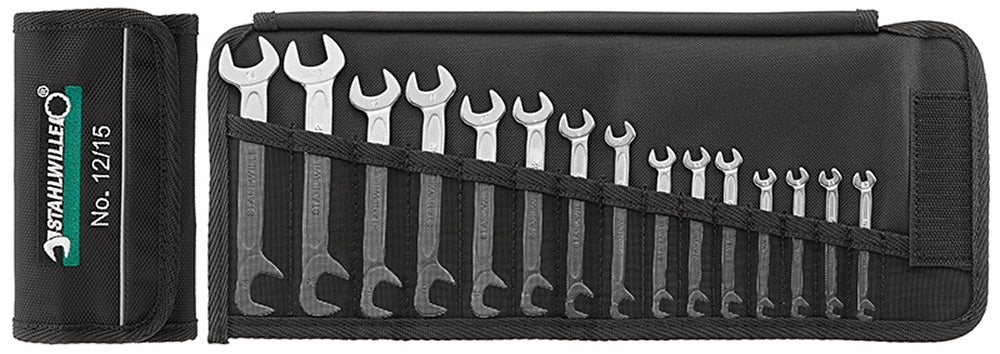 STAHLWILLE 12a/10 ELECTRIC Satz Doppelmaulschlüssel Zoll 5/32"-9/16" - 96404654