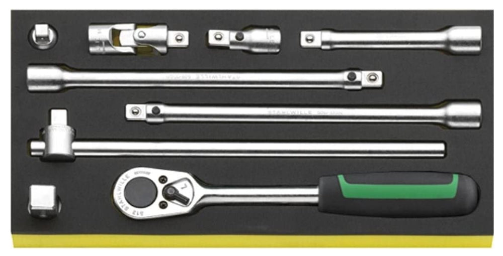 STAHLWILLE TCS 512/9 Betätigungswerkzeug Einlage 9 teilig Antrieb 12,5mm (1/2") - 96830603