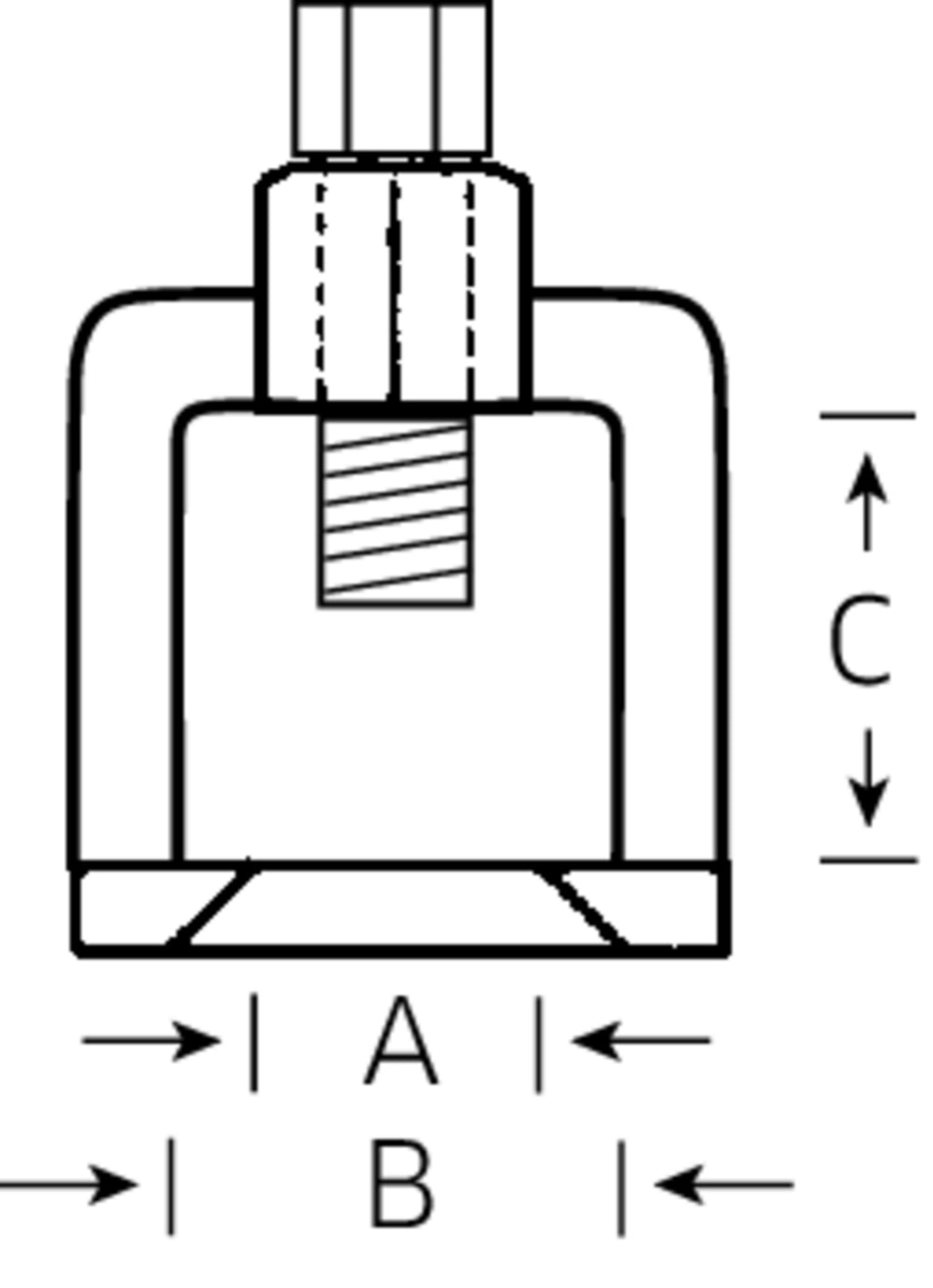 STAHLWILLE 11041 Kugelgelenkausdrücker für Pkw und Transporter Größe 2 - 71230012
