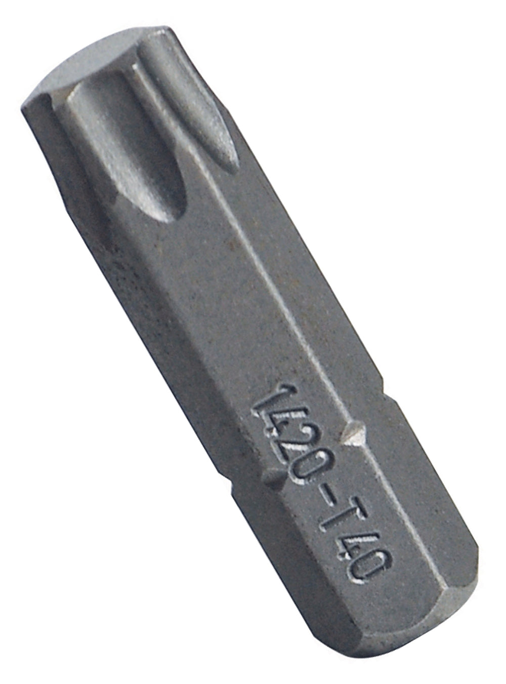 STAHLWILLE 1420 TORX Schraubendrehereinsatz Bit T40 ohne Bohrung C6,3 (1/4") - 08130040