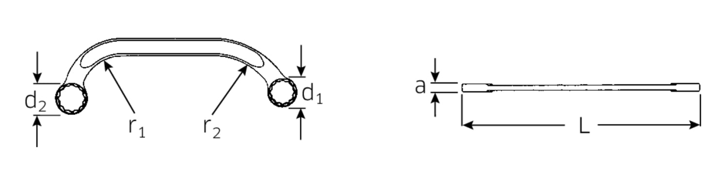 STAHLWILLE 27 Doppelringschlüssel 15x17mm - 41091517