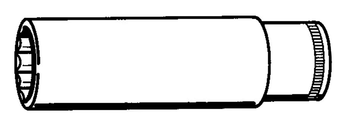 STAHLWILLE 3466 16mm / 5/8" Zündkerzennuss Antrieb 10mm (3/8") - 02140036