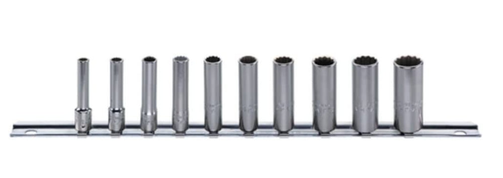 STAHLWILLE 40aDL/10CL ZOLL Steckschlüsseleinsätze auf Leiste 6,3mm (1/4") Antrieb - 96016410