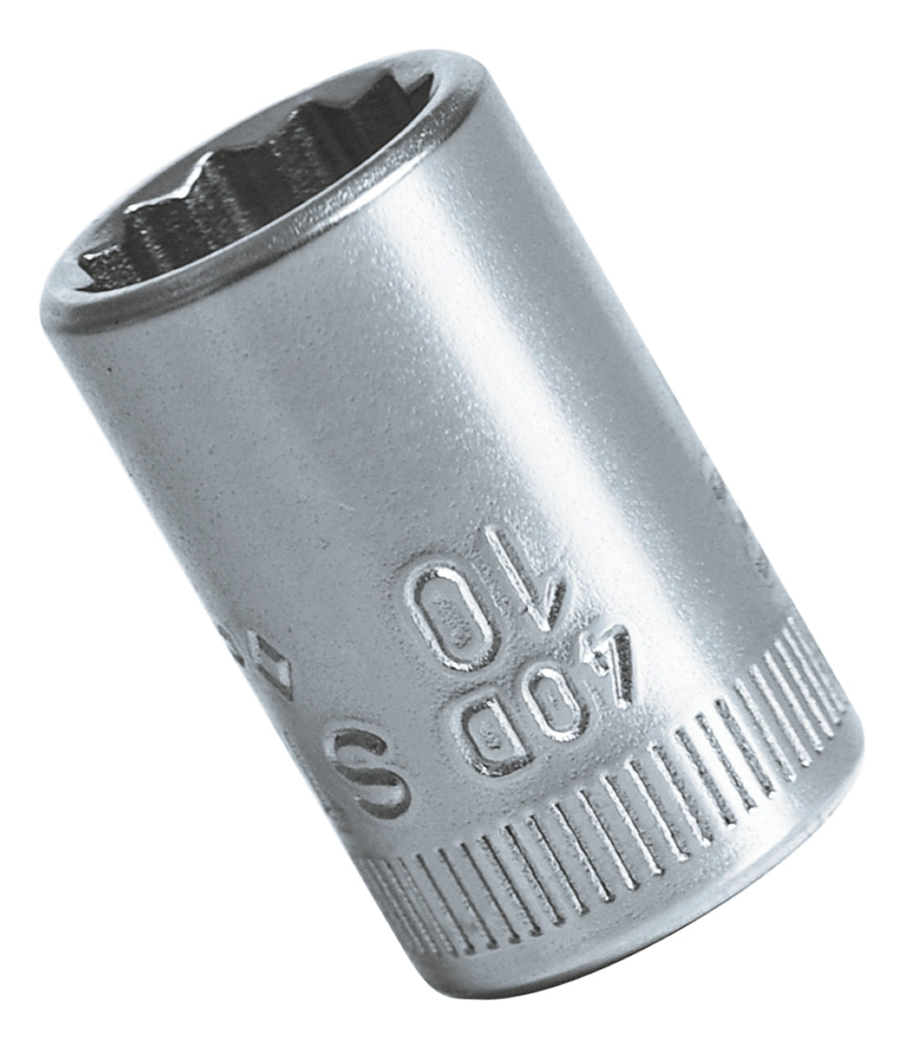 STAHLWILLE 40D 10mm Steckschlüsseleinsatz Nuss 6,3mm (1/4") Antrieb - 01030010