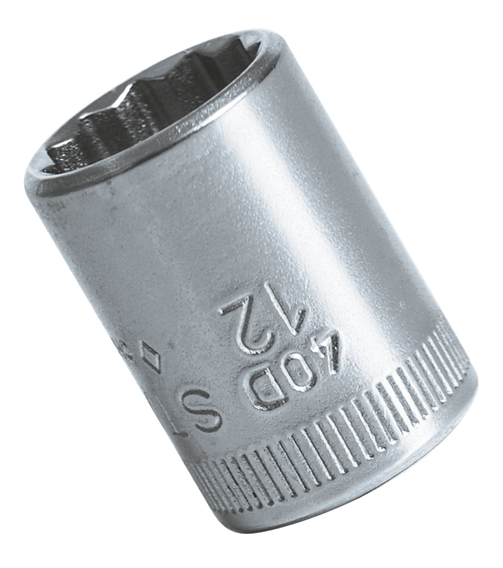 STAHLWILLE 40D 12mm Steckschlüsseleinsatz Nuss 6,3mm (1/4") Antrieb - 01030012