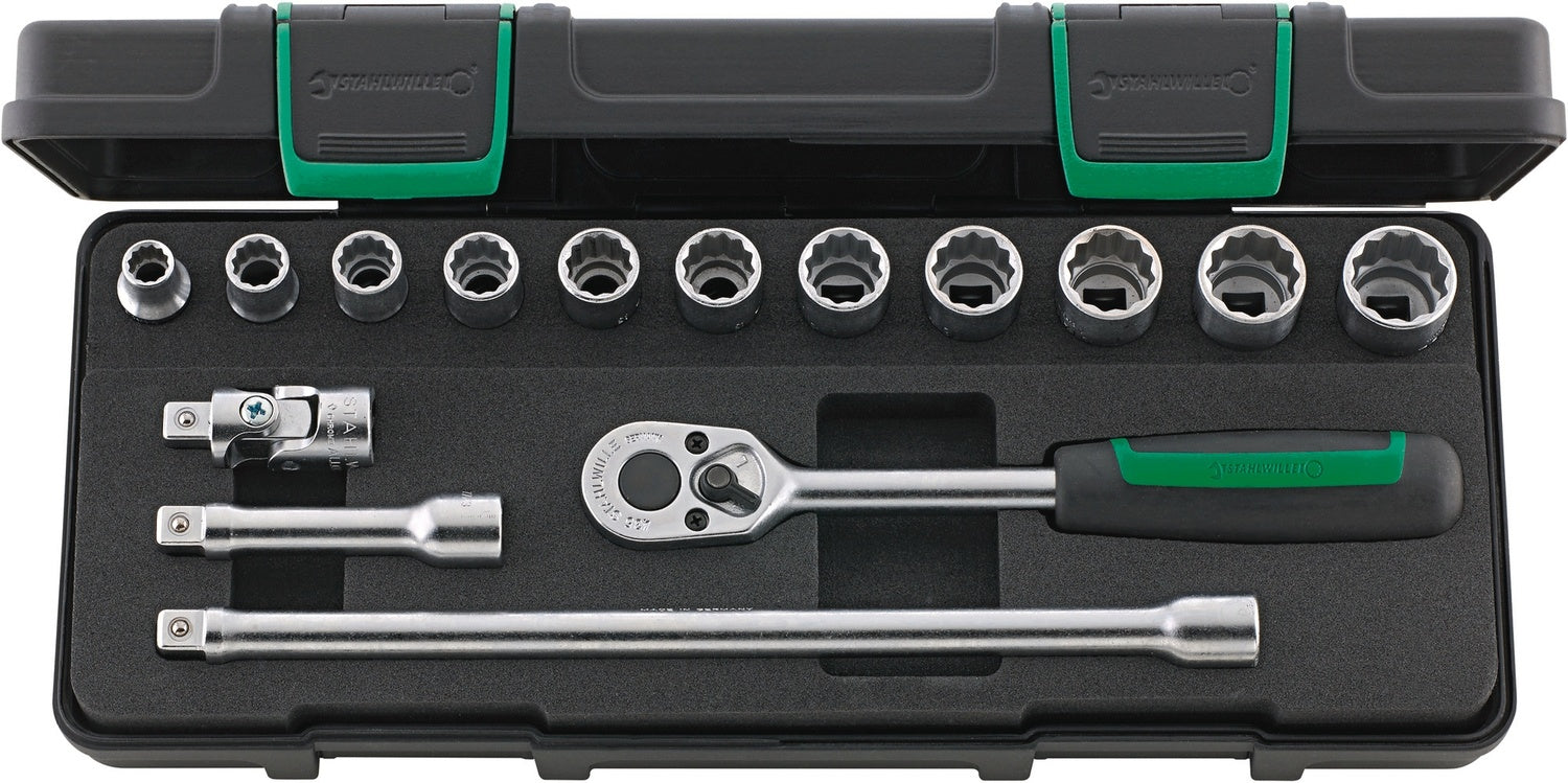 STAHLWILLE 45/11/4 Steckschlüssel Garnitur Antrieb 10mm (3/8") - 96021109