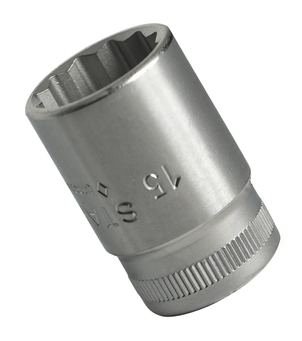 STAHLWILLE 45 Steckschlüsseleinsatz Schlüsselweite 15mm Antrieb 10mm (3/8") - 02010015