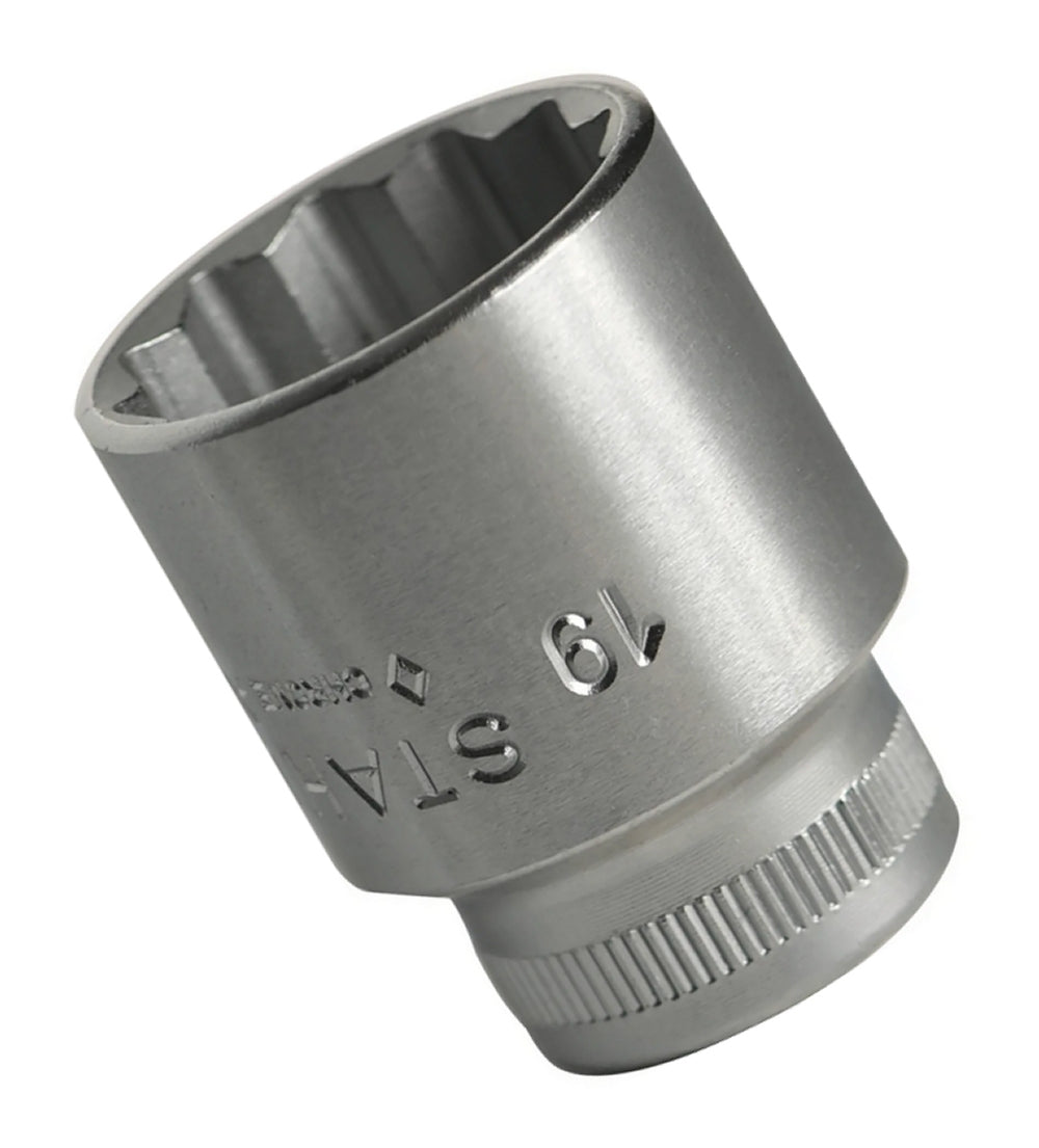 STAHLWILLE 45 Steckschlüsseleinsatz Schlüsselweite 19mm Antrieb 10mm (3/8") - 02010019