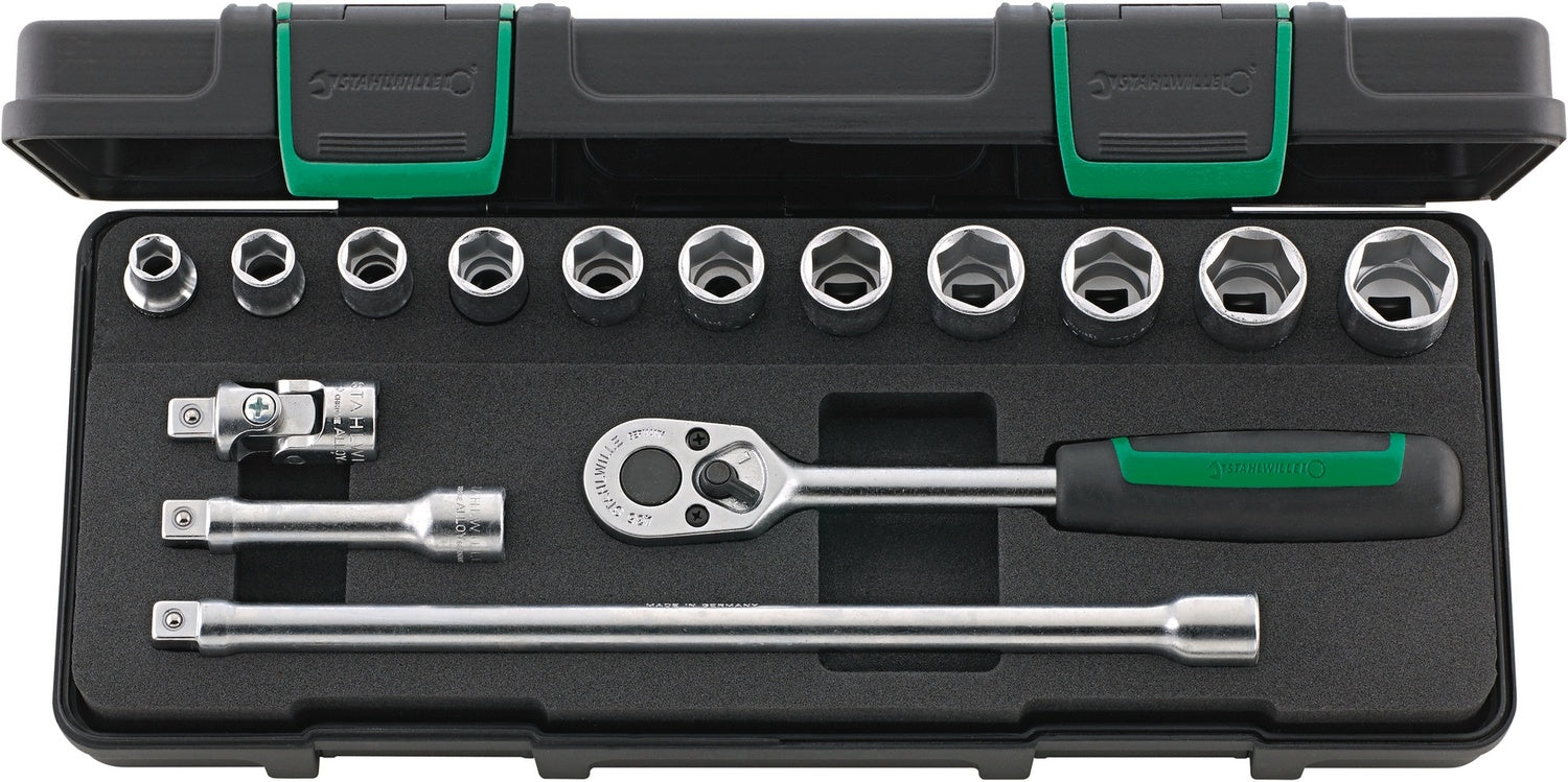 STAHLWILLE 456/11/4 Steckschlüssel Garnitur Antrieb 10mm (3/8") - 96022133