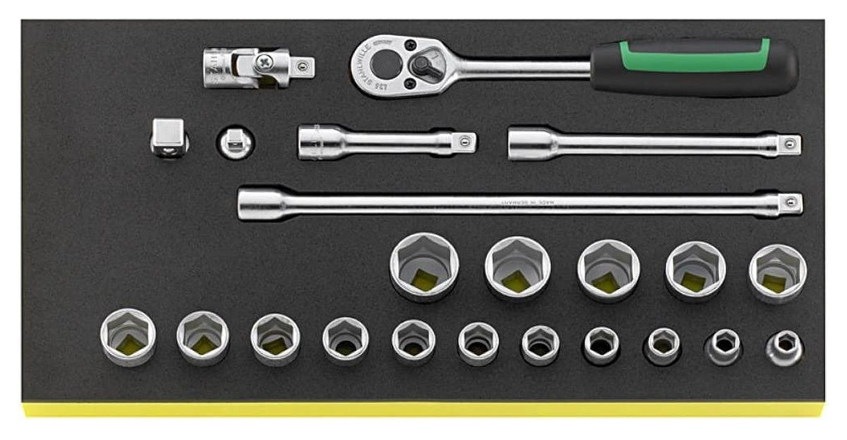 STAHLWILLE TCS 456/16/7 Werkzeugsortiment Einlage 23 teilig Antrieb 10mm (3/8") - 96830218