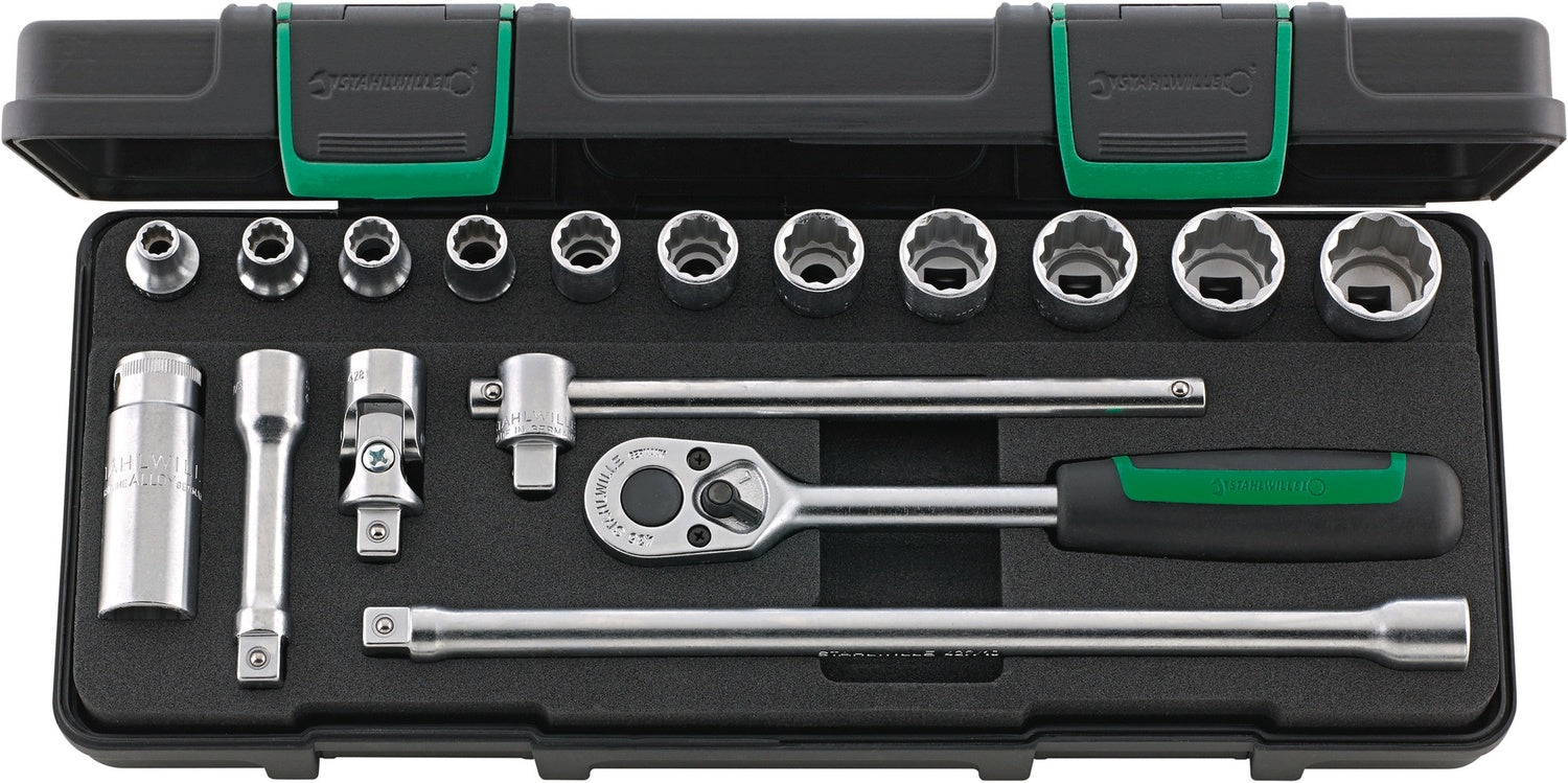 STAHLWILLE 45a/12/5 Steckschlüssel Garnitur Antrieb 3/8" - 96025204