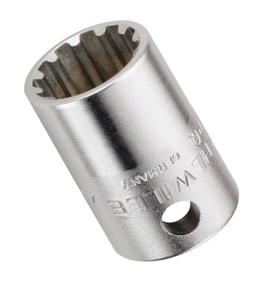 STAHLWILLE 45aSp Spline-Drive Nuss Gr. 12 Antrieb 10mm (3/8") - 02011012