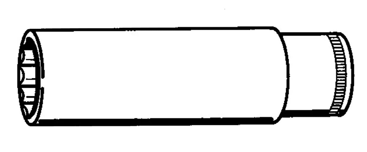 STAHLWILLE 4600 16mm / 5/8" Zündkerzennuss Antrieb 10mm (3/8") - 02120036