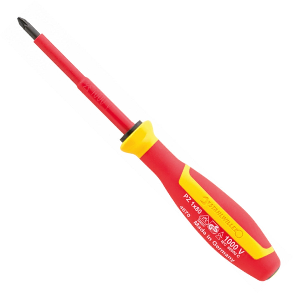 STAHLWILLE 4670 VDE-Kreuzschlitzschraubendreher PZ2 - 46703002