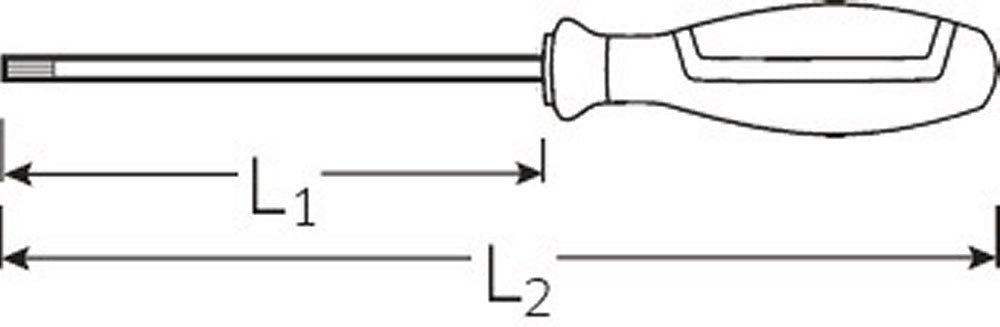 STAHLWILLE 4675 T25 Torx VDE Schraubendreher DRALL+ - 46753025