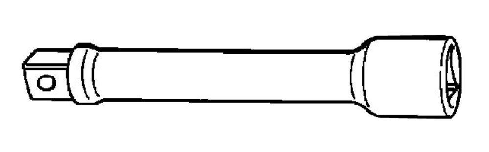 STAHLWILLE 509QR Verlängerung mit QuickRelease Länge 130mm Antrieb 12,5mm (1/2") - 13011002