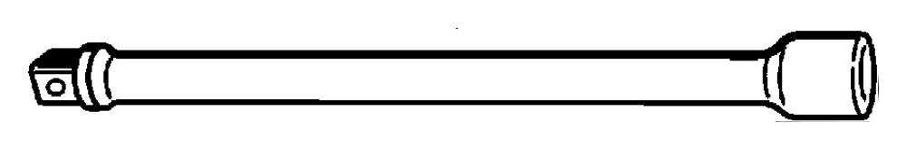 STAHLWILLE 509QR Verlängerung mit QuickRelease Länge 255mm Antrieb 12,5mm (1/2") - 13011003