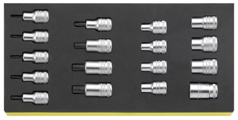 STAHLWILLE TCS 50TX/54X/17 Einlage 17 teilig Antrieb 12,5mm (1/2") - 96838763