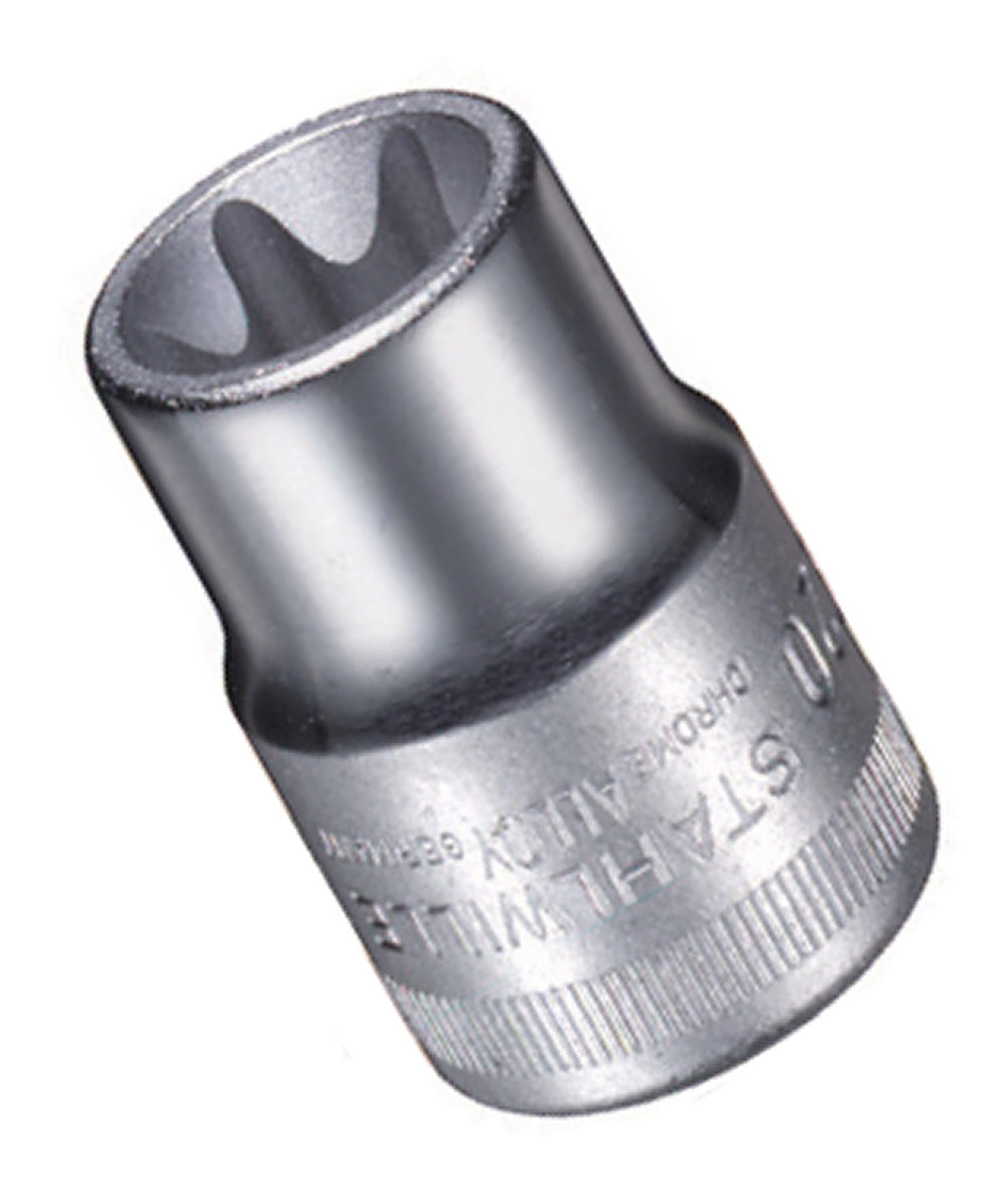 STAHLWILLE 50TX E24 TORX E-Profil Steckschlüsseleinsatz Nuss Antrieb 12,5mm (1/2") - 03270024