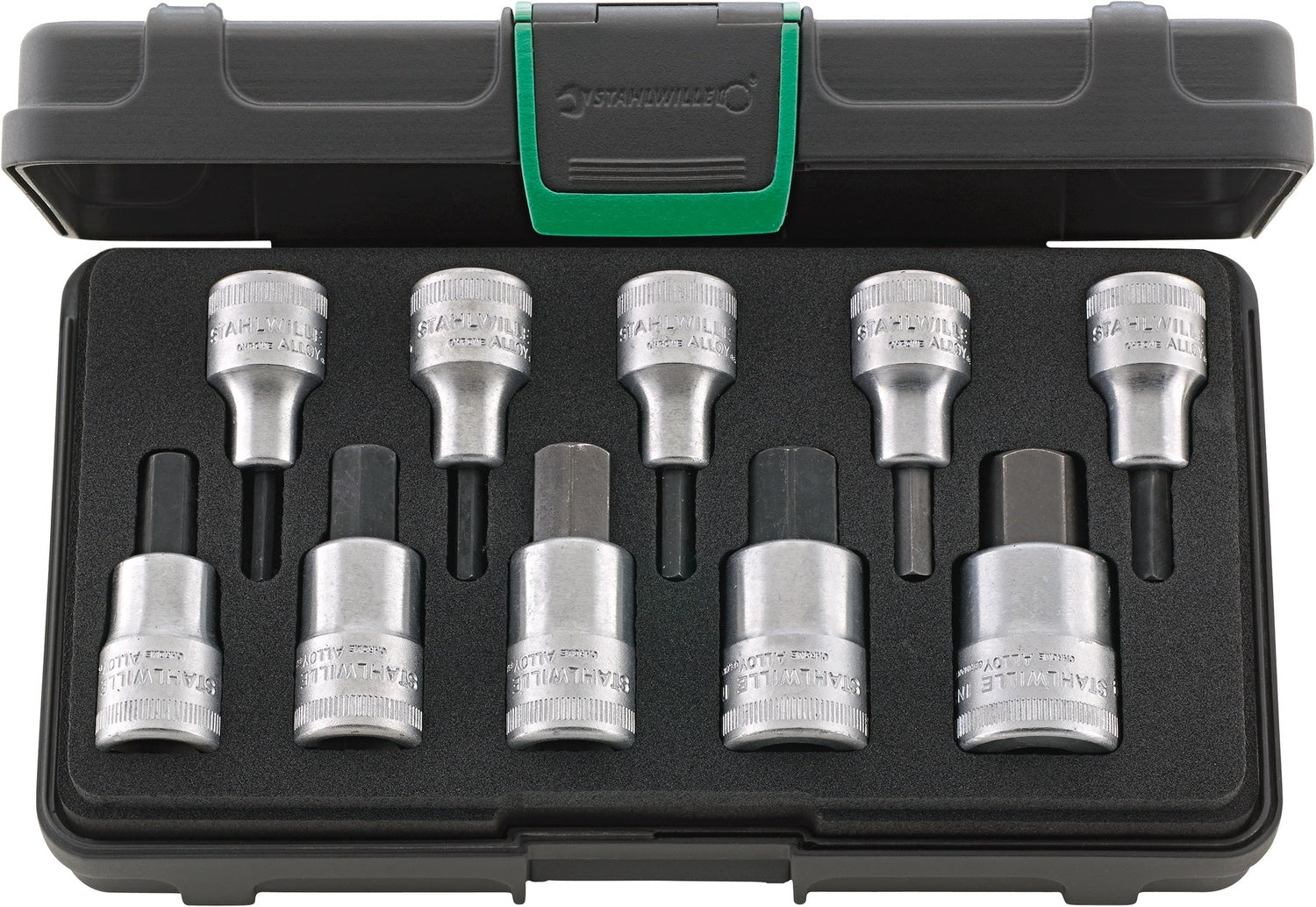 STAHLWILLE 54/10 INHEX Garnitur Innensechskant Einsätze Antrieb 12,5mm (1/2") - 96031508