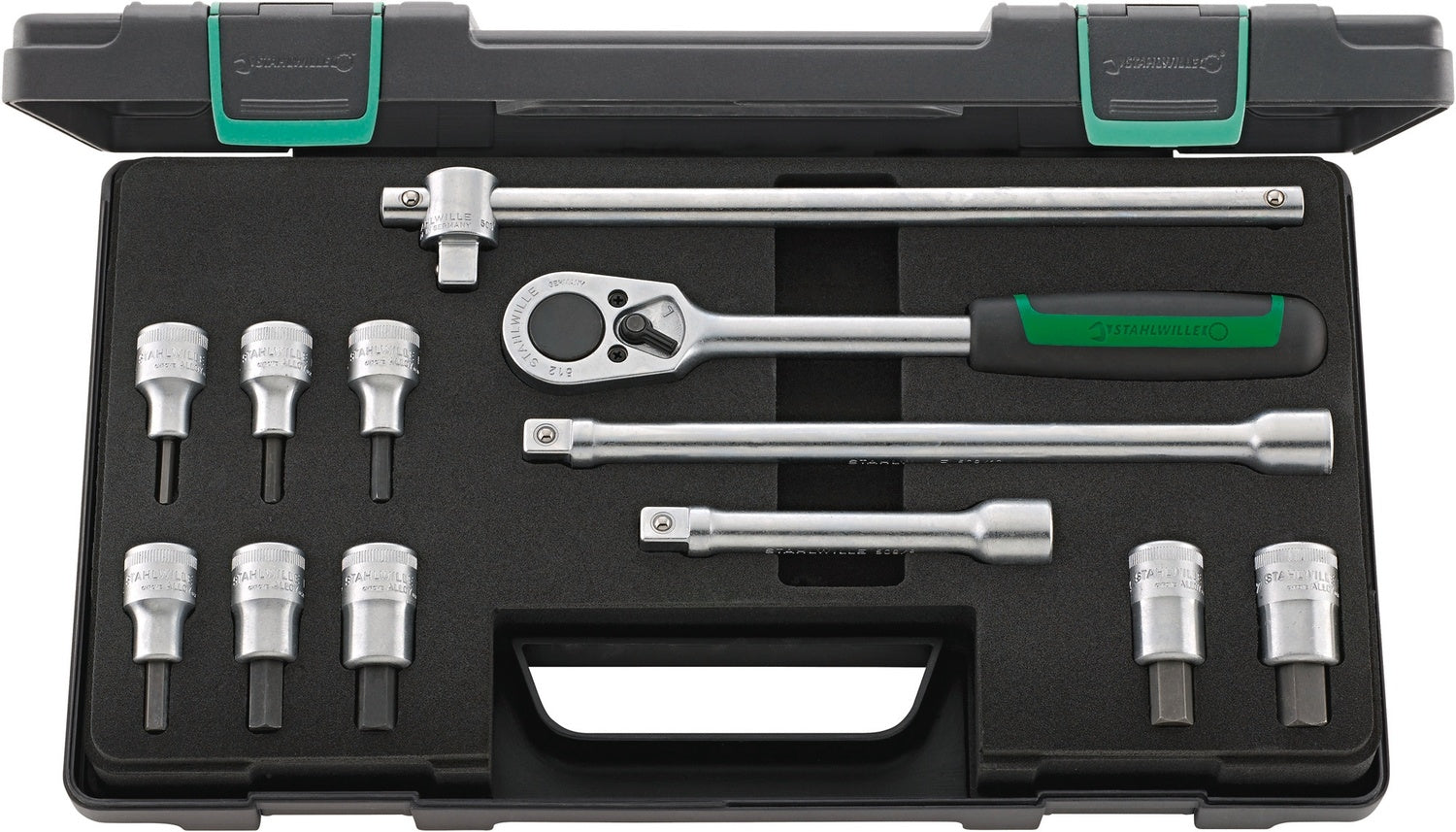 STAHLWILLE 54/8/4 Satz INHEX Steckschlüssel Garnitur Antrieb 12,5mm (1/2") - 96031501