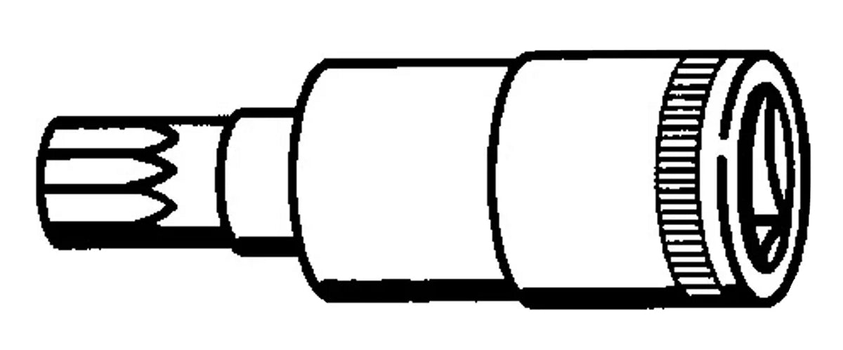 STAHLWILLE 59X M16 XZN Innenvielzahn Bit Antrieb 20mm (3/4") - 05060016