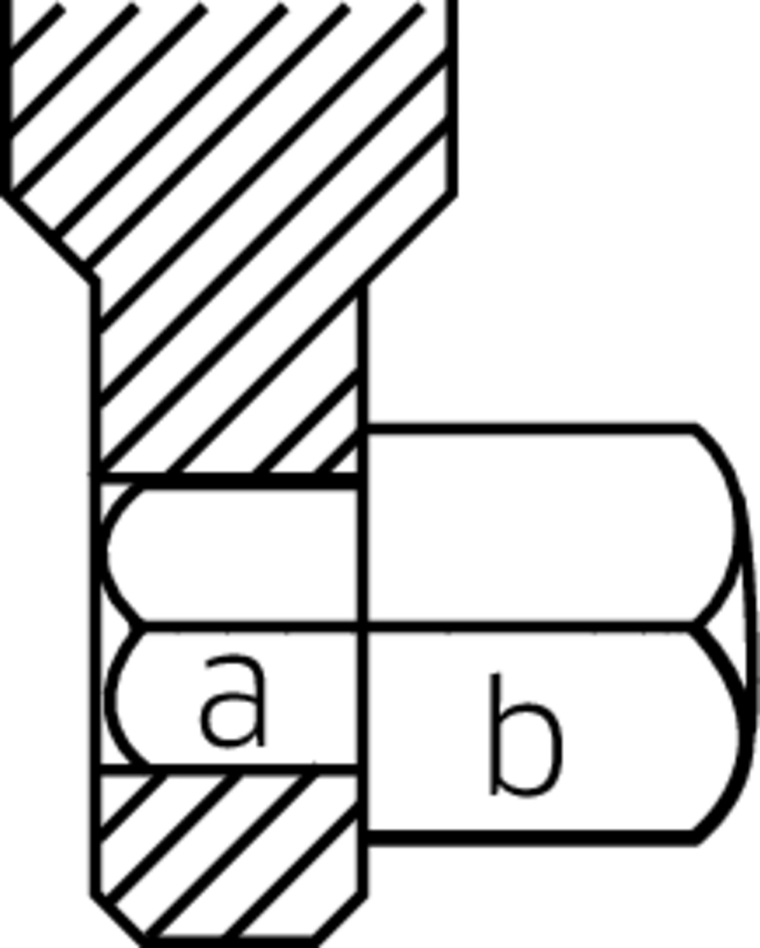 STAHLWILLE 70V Größe 16 Vierkant Verbindungsteil beidseitig 20mm (3/4") - 59010016
