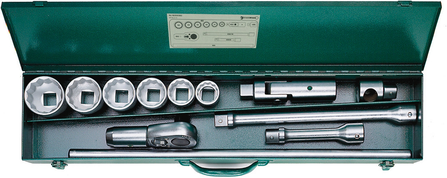 STAHLWILLE 60/6/6/882 Steckschlüssel Garnitur Antrieb 25mm (1") Antrieb - 96060101