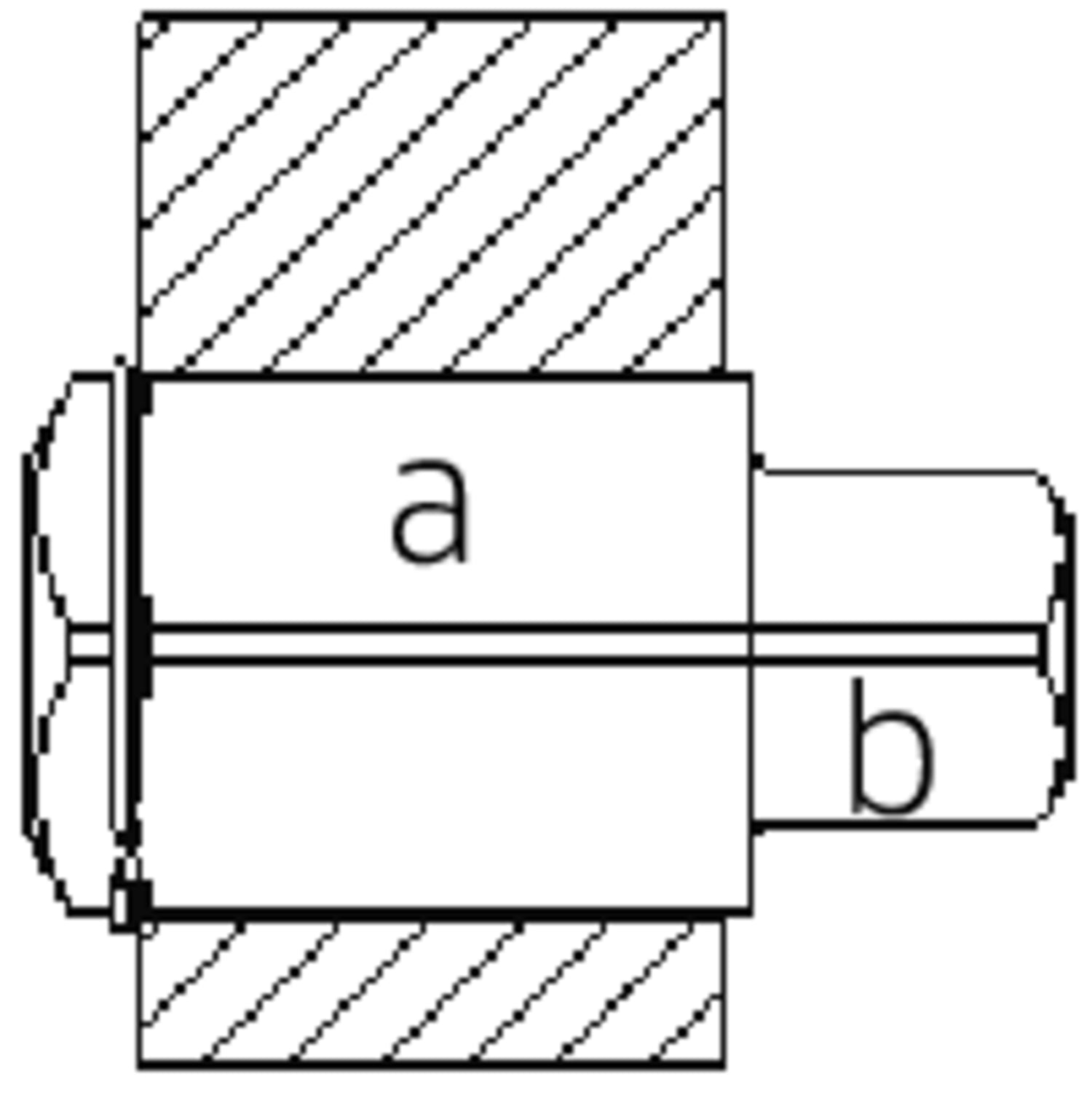 STAHLWILLE 70VK Gr.11 Kalibrier-Vierkant-Verbindungsteil - 59011014