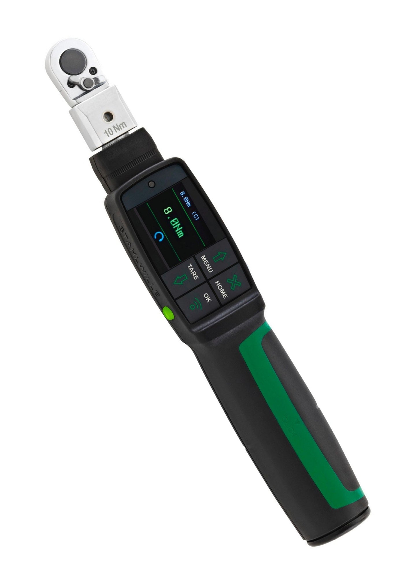 STAHLWILLE 714R/1 Drehwinkel Drehmomentschlüssel MANOSKOP® mit Einsteckwerkzeug Umschaltknarre - 96501001