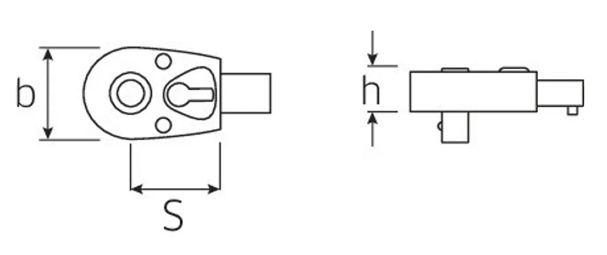 STAHLWILLE 725/5QR QuickRelease Einsteckknarre Größe 5 Antrieb 10mm (3/8") - 58253005