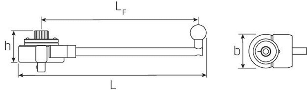 STAHLWILLE Drehmomentschlüssel 73Nm/15 Reibwertmesser - 50240015