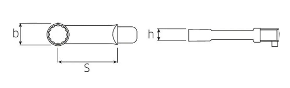 STAHLWILLE 732G/10 Ring Einsteckwerkzeug Schlüsselweite 10mm - 58620010