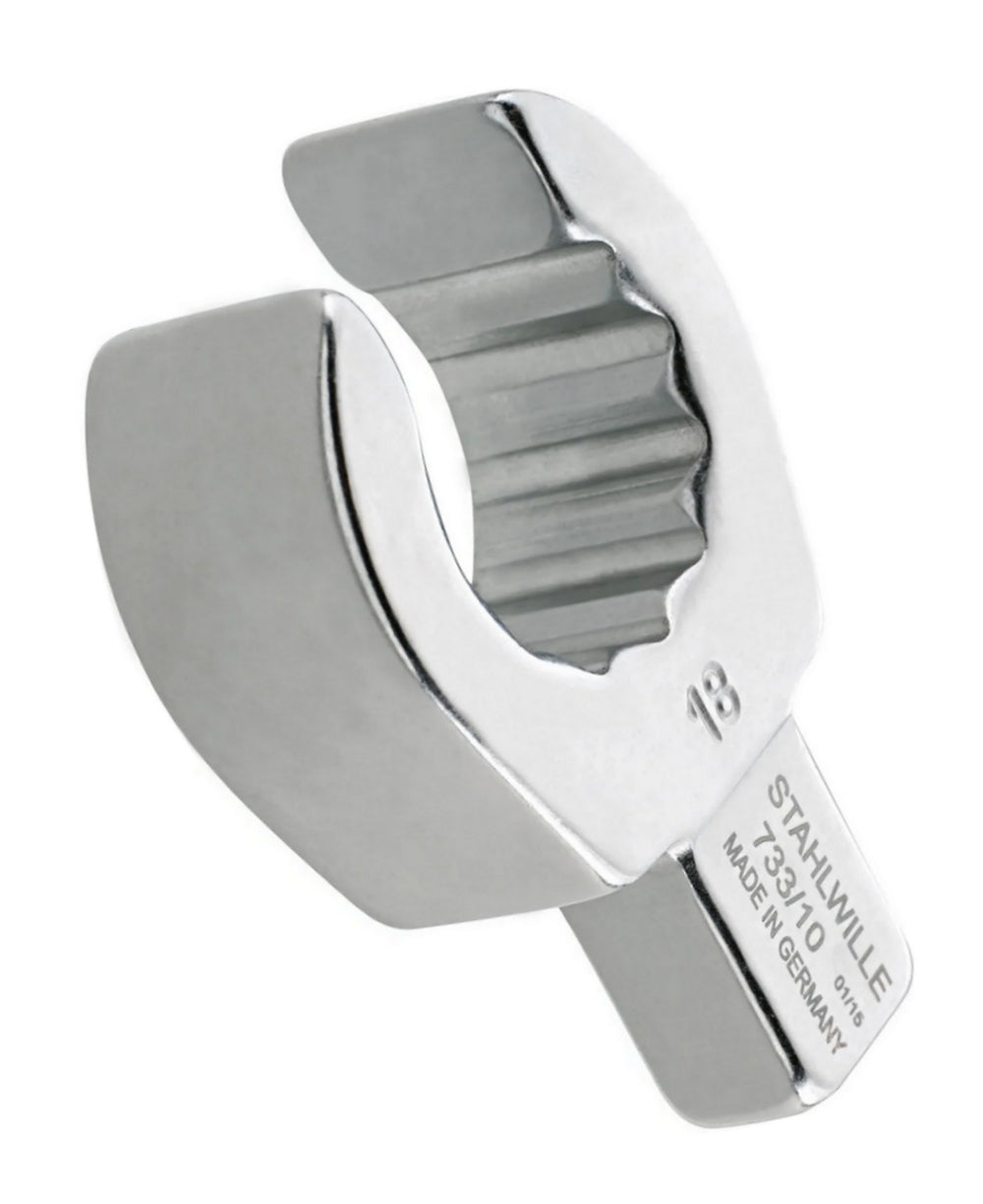 STAHLWILLE 733/10 Schlüsselweite 17mm Open Ring Einsteckwerkzeug 9x12mm - 58231017