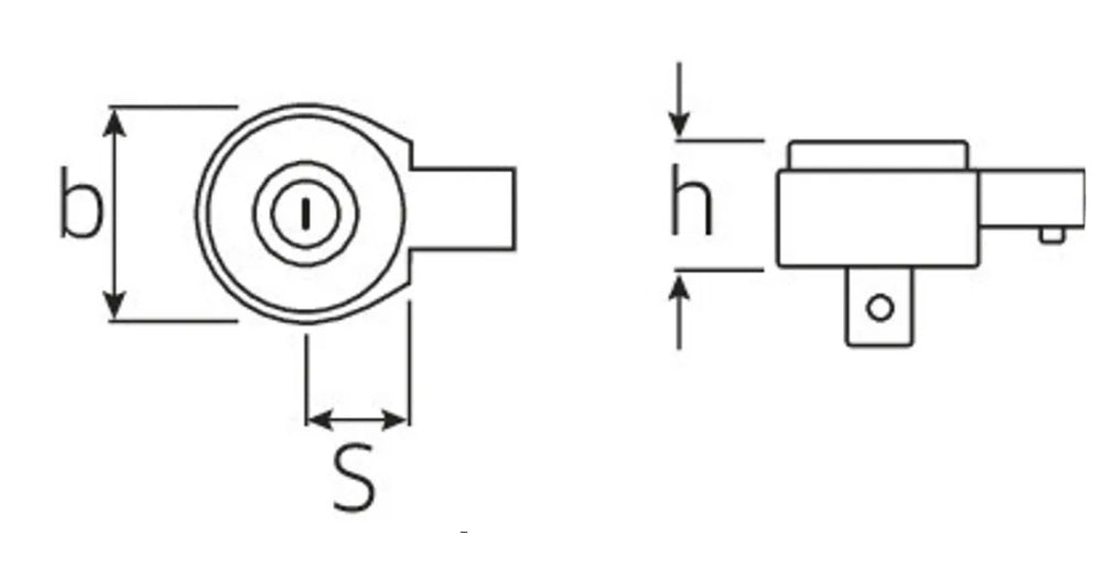 STAHLWILLE 735/5 Einsteckknarre Größe 5 Antrieb 10mm (3/8") - 58250005
