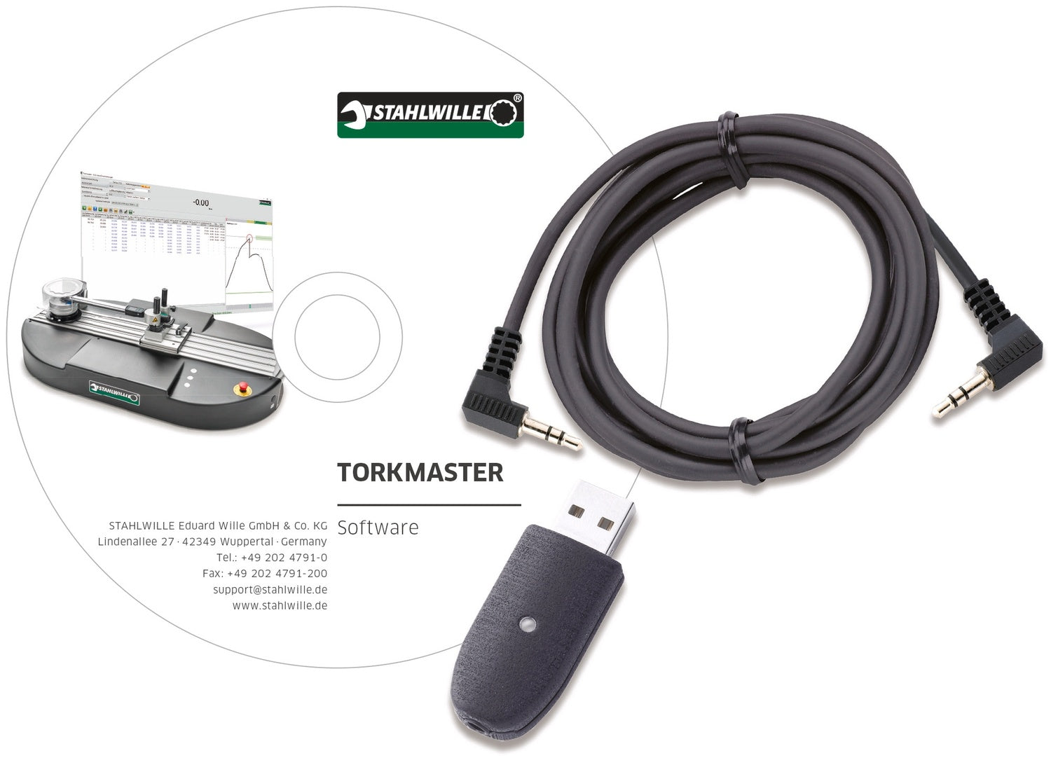 STAHLWILLE 7759-4 USB Adapter Klinkenstecker Kabel Software TORKMASTER - 96583629