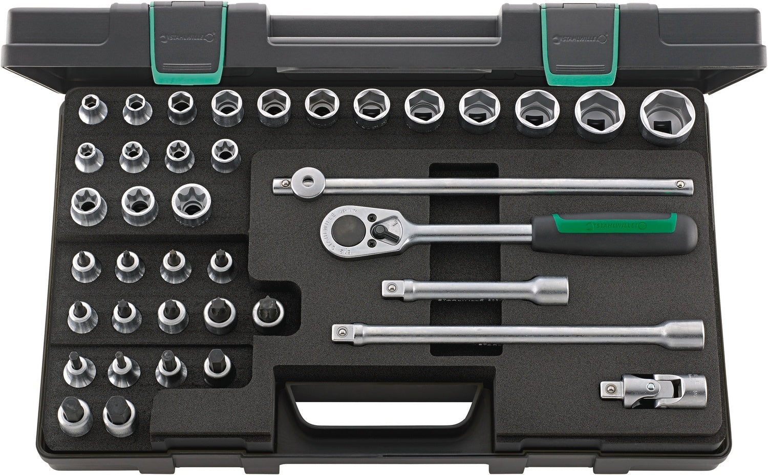 STAHLWILLE 876TX Torx Garnitur 39 teilig Antrieb 12,5mm (1/2") - 98811909