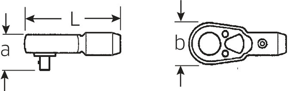 STAHLWILLE 882 Aufsteckknarre Knarre Antrieb 25mm (1") - 16110000