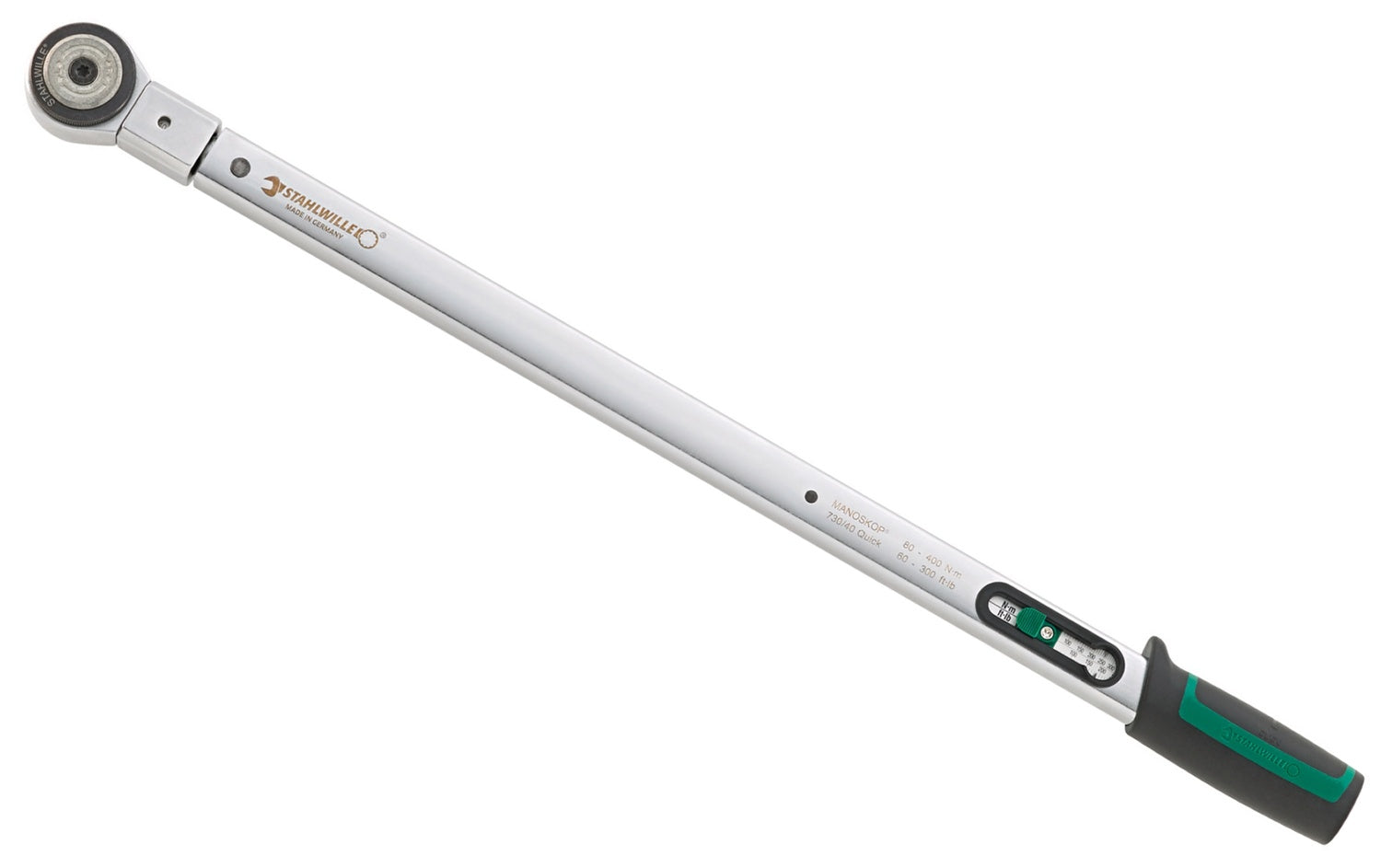 STAHLWILLE 730R/40 Quick Drehmomentschlüssel SERVICE MANOSKOP 80-400Nm - 96504040