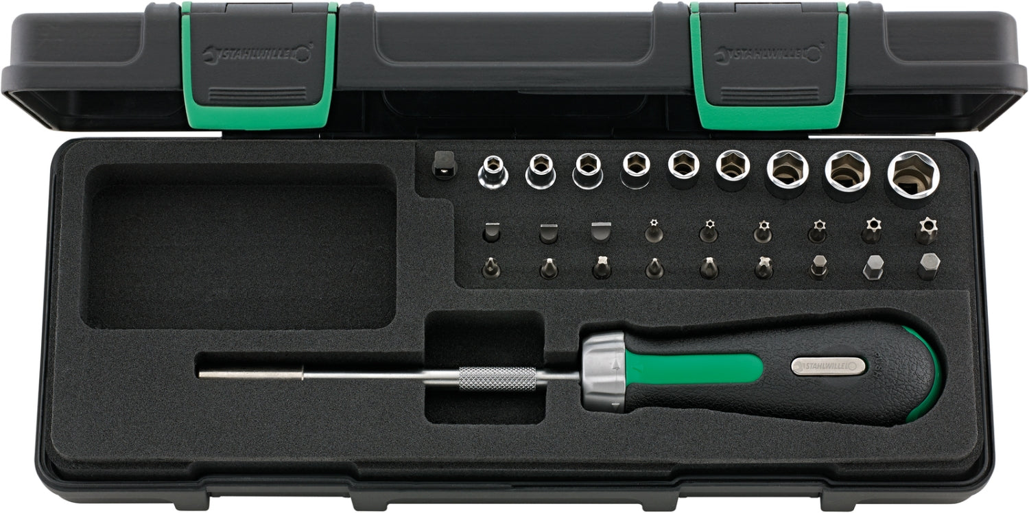 STAHLWILLE 4008/27/1R Satz Bitratschen mit Bits und Nüssen - 96182203