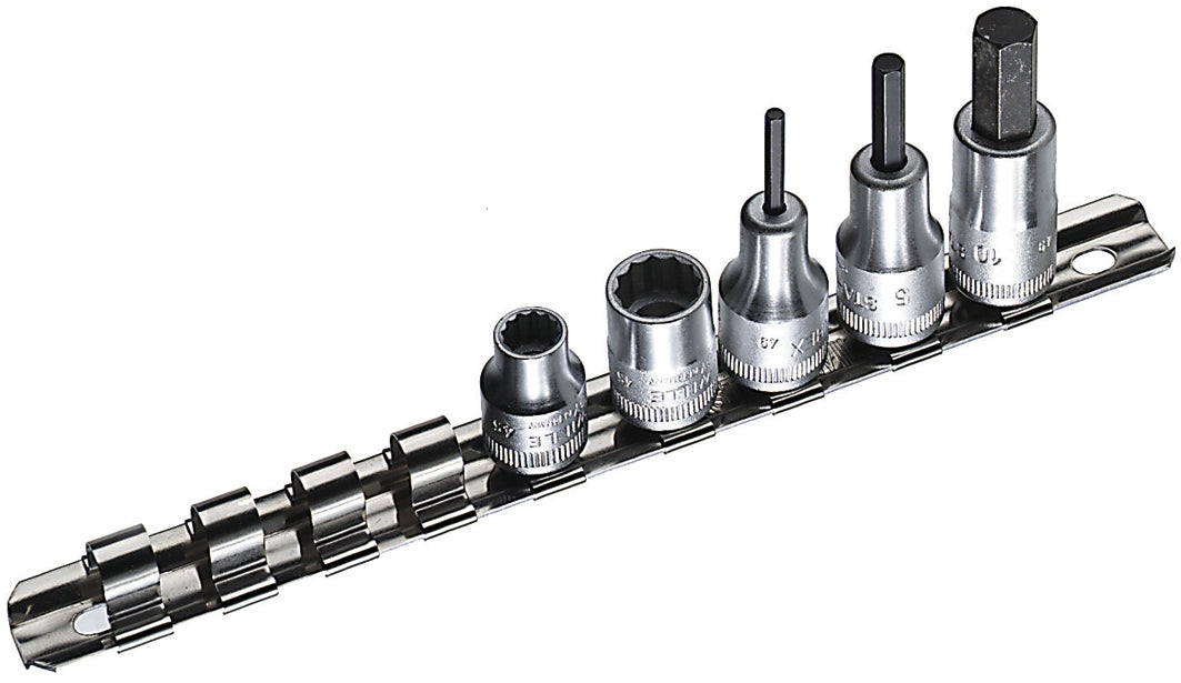 STAHLWILLE Clip-Leiste 50CL-1 Größe 1 für Nüsse 12,5mm (1/2") Länge 200mm - 80500001