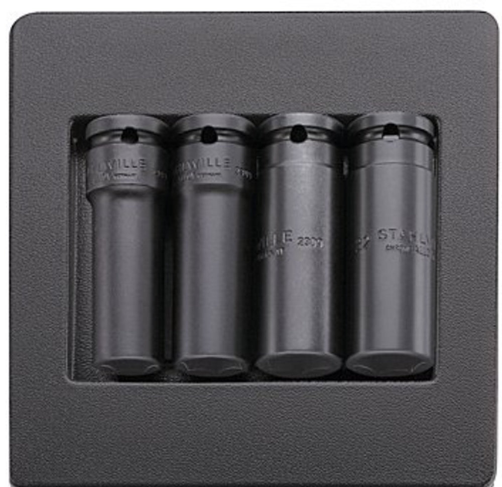 STAHLWILLE ES 2309/4 IMPACT Steckschlüsseleinsätze Antrieb 12,5mm(1/2") - 96838162