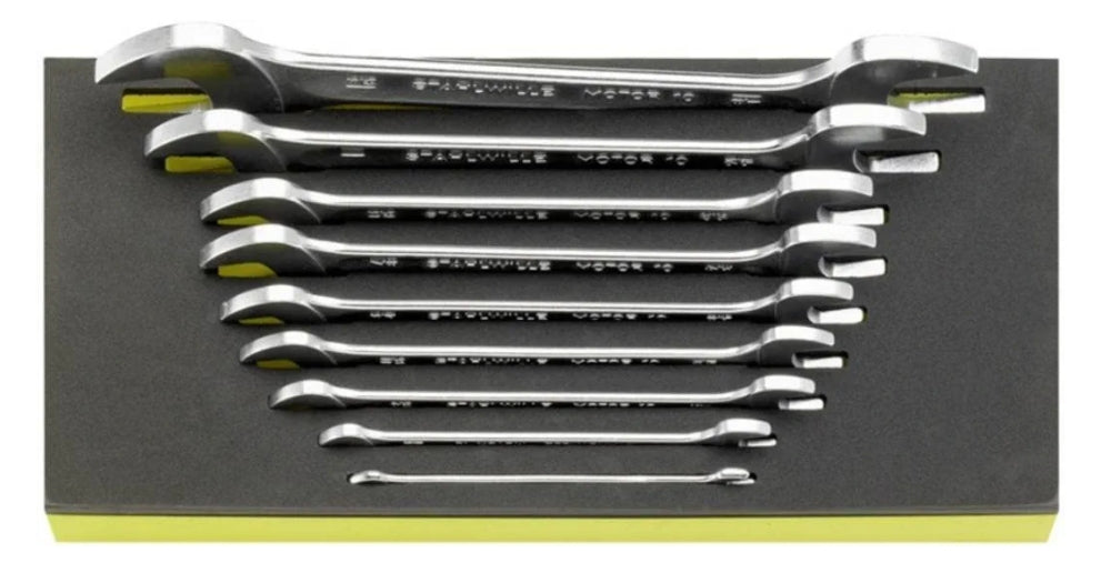 STAHLWILLE TCS 10a/9 Doppelmaulschlüsselsatz ZOLL 9 teilig - 96838779