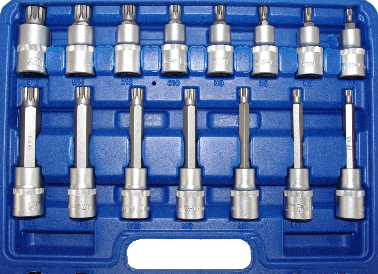 SATRA S-SS2612 Satz Innenvielzahn XZN Steckschlüssel Nüsse 26 teilig