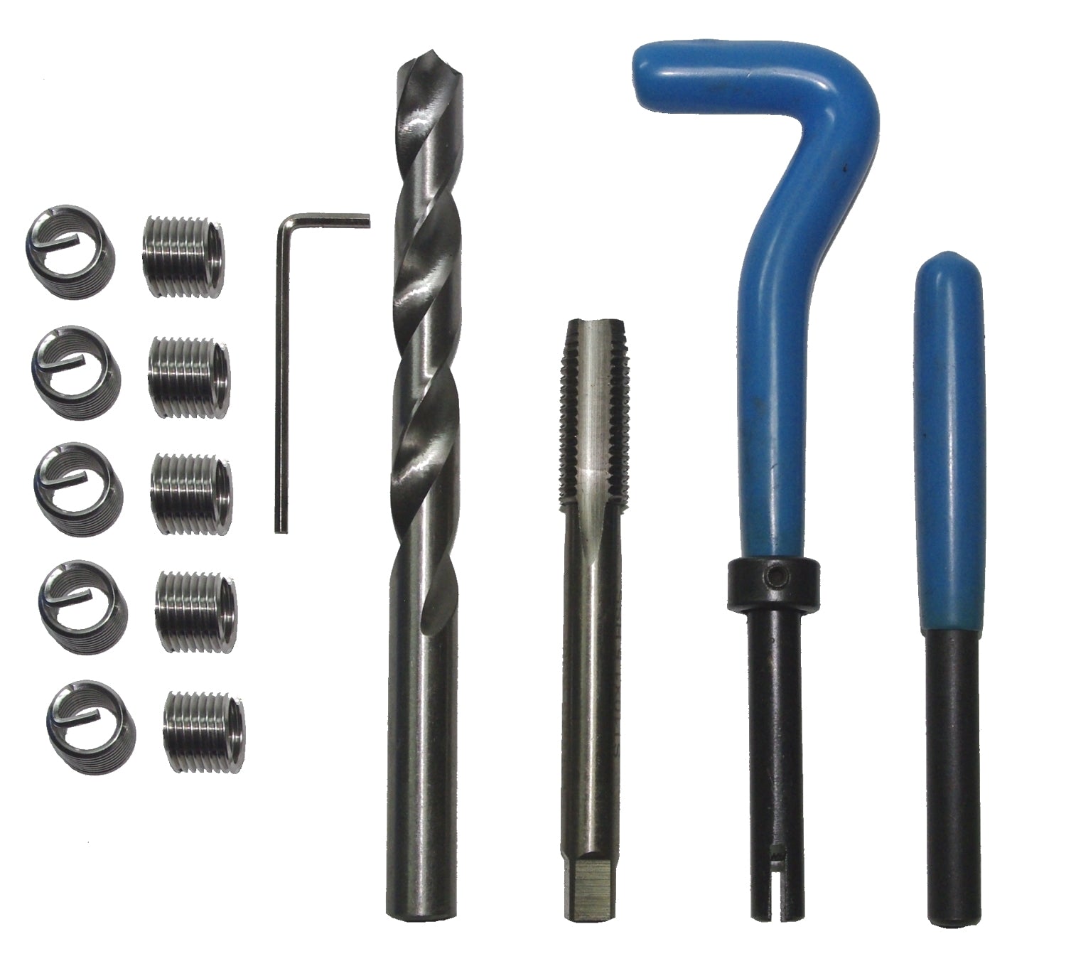 SATRA S-X38F Satz Gewindereparatur M10 x 1.5 Gewinde Set 15 tlg. inkl. Bohrer